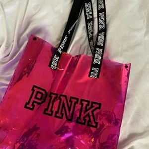 Pink carry bag